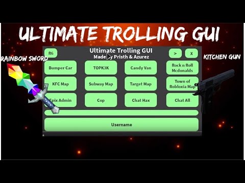 How To Get The Troll Gui Gameplay Check Desc Updated Version Youtube