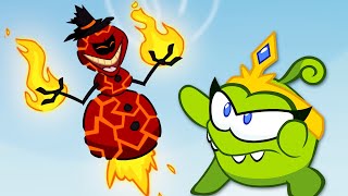 Om Nom Stories - Súper Nom contra Burnman | Dibujos animados divertidos para niños