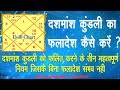 Dashmansh kundali kaise dekhe, दशमांश / डी -10 चार्ट - 2, Kundali Faladesh, d10 Analysis