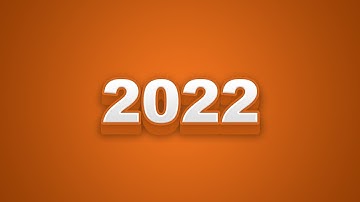 3D Text Effect 2022 in Photoshop | Tutorial