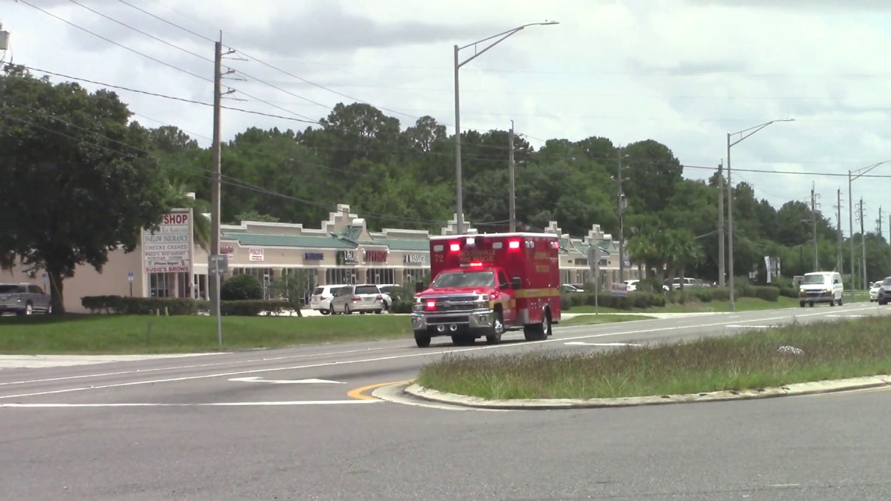 Jacksonville Fire Rescue Department Rescue 72 Responding YouTube