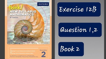 Exercise 12B (Sets and Probability) Question 1,2 Think New Syllabus Mathematics 8Th Edition Book 2