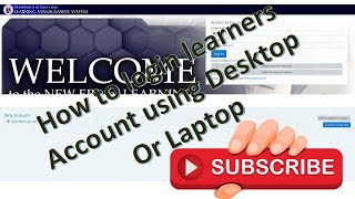 How to login learners Deped account using Laptop Desktop for the Digitized Module screenshot 2