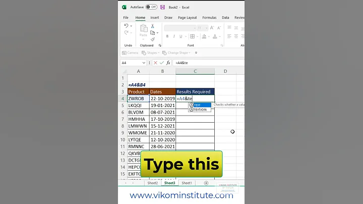 Merge cells with dates 🤯#merger #mergecellswithdates #excel #excellearn #vikominstitute