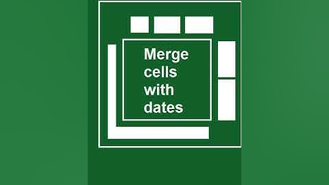 Merge cells with dates 🤯#merger #mergecellswithdates #excel #excellearn #vikominstitute