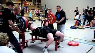 Austin Hickey 220 kg Bench Press World Champion 2014