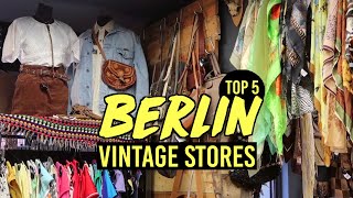 BERLIN🇩🇪 VINTAGE STORES Top 5: Denim Jeans, Cool Sneakers, 80s Jackets & More! I TRAVEL FROM HOME