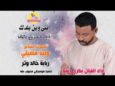 بكري دنقلا انتي وين بلدك   الغزال الاسمر ودحسان