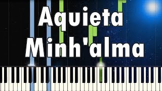 AQUIETA MINH'ALMA (M. ZOE) - TECLADO MODO FÁCIL chords