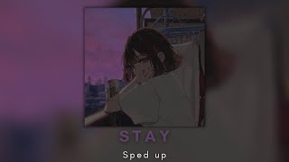 Stay - The kid Laroi with Justin Bieber (sped up lyrics) Resimi