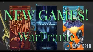 New Mini Games! Happy Zephyr & Wyrmius! | Warframe