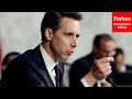 'I Don't Think That's A Laughing Matter': Josh Hawley Rips Dems Amid Ongoing DHS Funding Talks