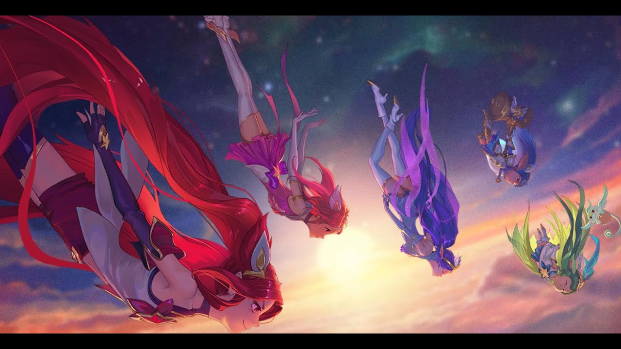 Splash Art Skins Guardiã Estelar | Janna,Lulu,Poppy Jinx - YouTube