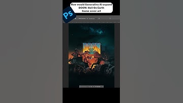 Adobe generative fill meets DOOM: Hell on Earth #gaming #doom #photoshop #ai #shorts