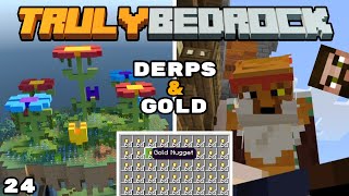 Avatar Shenanigans & Gold Farm Is Working! - Truly Bedrock Season 4 Minecraft SMP Episode 24