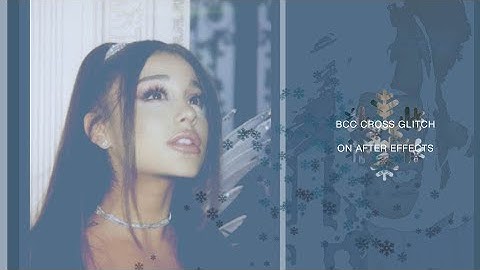 bcc cross glitch TRANSITION tutorial on after effects