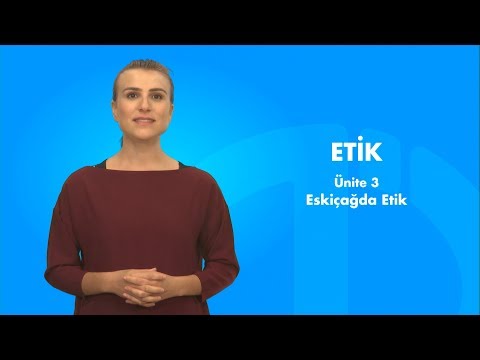 ETİK - Ünite 3 Özet