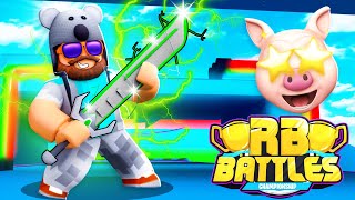 HOW TO GET THE GREEN SWORD IN ROBLOX RB BATTLES.. (RoBeats   Piggy)