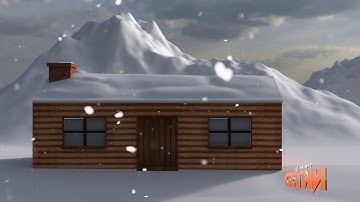 DAY 1 3D Christmas Animation  - Made in Blender