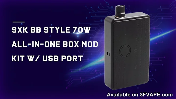 SXK BB Style 70W All in One Box Mod Kit with USB Port
