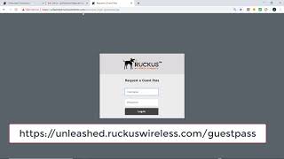 Configuring Guest Access WLANs with a Unique Password using Ruckus Unleashed UI screenshot 5
