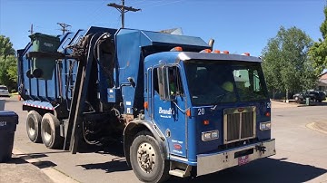 Peterbilt 320 Purple Amrep Octo Garbage Truck