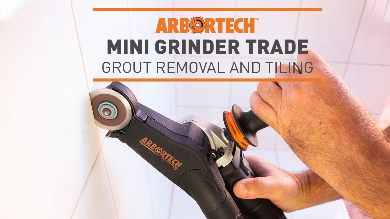 Arbortech Mini Grinder Trade 8 Amp Power Tool Tile Cutting 54mm Diamond Disc