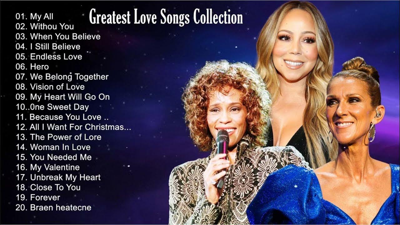 Celine Dion, Mariah Carey, Whitney Houstons Greatest Hits of All