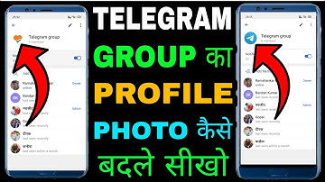 Telegram group ka profile photo kaise badle। how to change profile of telegram group। Telegram group