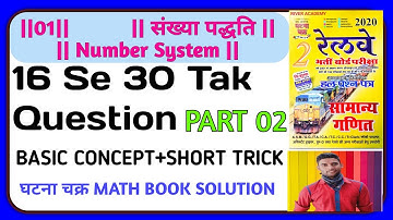 #2 Number System Ghatna Chakra Math by RIVER ACADEMY /Ghatna Chakra maths book 2020