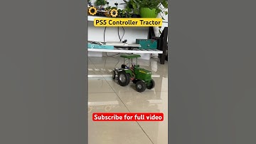 PS5 Controlled tractor #shorts #ps5 #tractor #esp32 #hashincludeelectronics