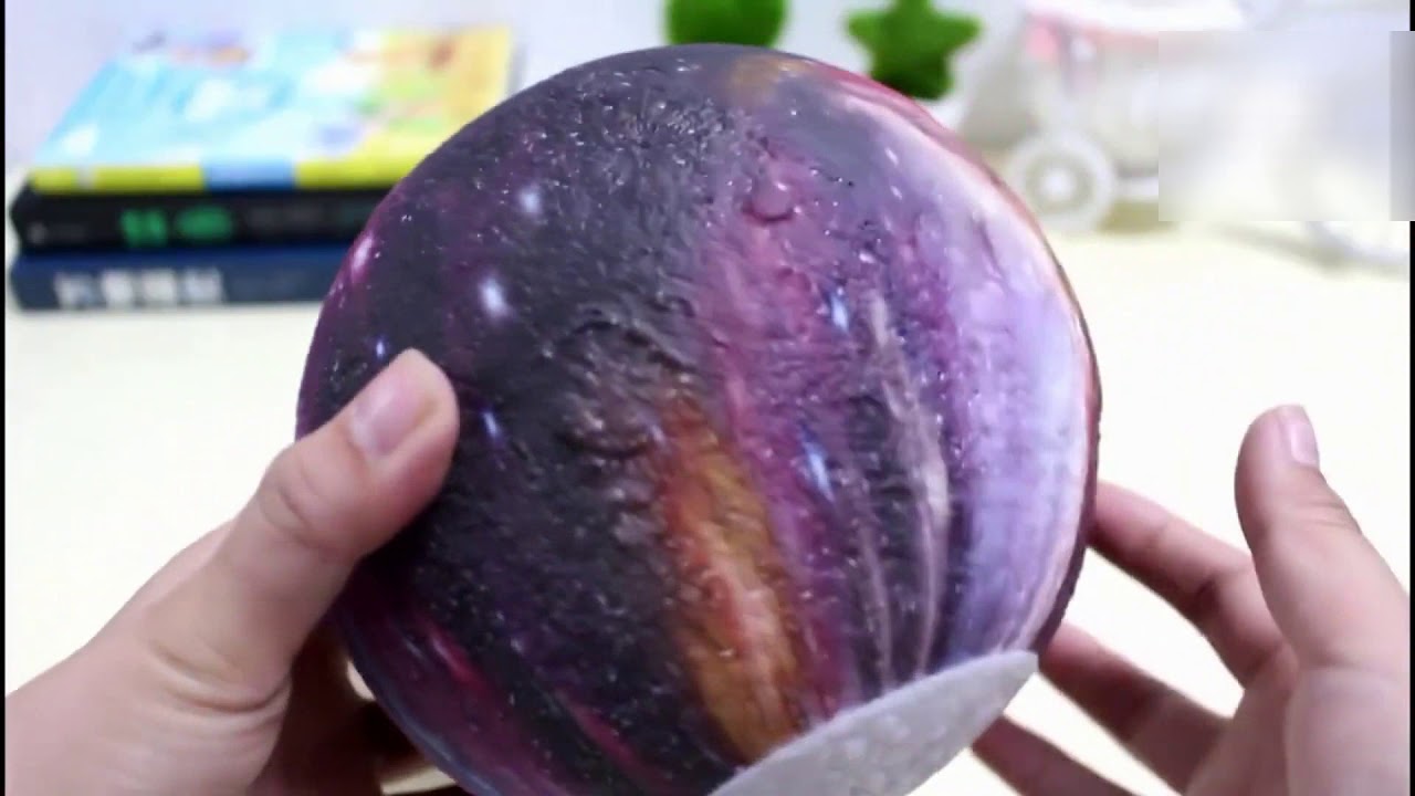 GALAXY MOON LAMP - YouTube