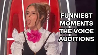 Camila Cabello's FUNNIEST moments on The Voice | Auditions | Part 2