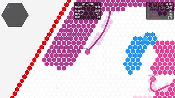 hexar.io/ 12,500 mass/ 96% whole map