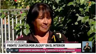 27 -5 -19 - Juntos por Jujuy recorre Aguas Calientes - Miriam Retamoso, Candidata a Intendente