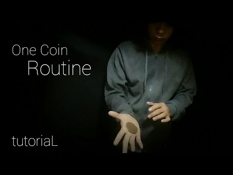 ONE COIN ROUTINE TutoriaL | COIN MAGIC | WHITEVERSE CHANNEL