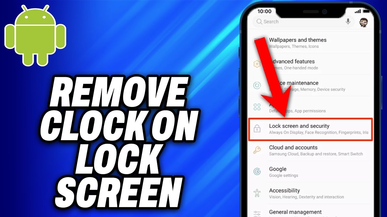 How To Remove Clock On Lock Screen On Android 2024 Easy Fix YouTube