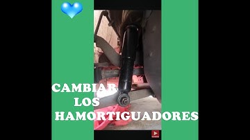 cambiar amortiguadores delanteros y traseros de la furgoneta volkswagen t4