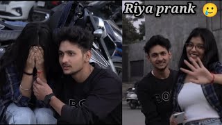harshit prank on riya || MY first prank channel @skyt3791 @priya_blog_tv