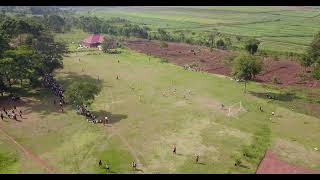 Emmaus School Soccer Match drone flyover June 2022