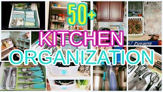 50+ EASY KITCHEN ORGANIZATION IDEAS ~ DOLLAR TREE ORGANIZERS