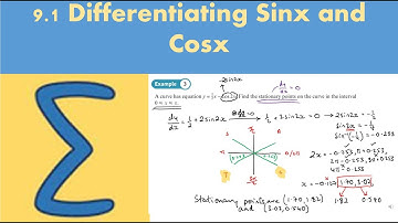 9.1 Differentiating Sinx and Cosx (PURE 2 - Chapter 9: Differentiation)
