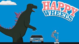 НАПАДЕНИЕ ГОДЗИЛЛЫ!┃Happy Wheels #5