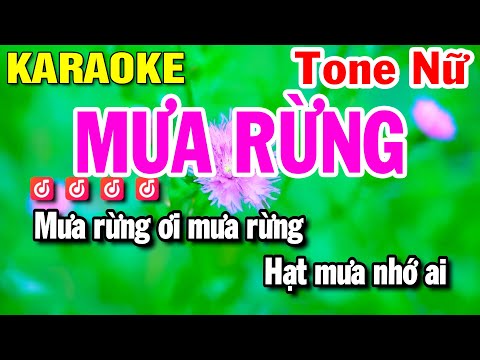 Mưa Rừng Karaoke