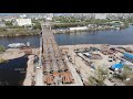 Как строили Фрунзенский мост / город Самара / Russia