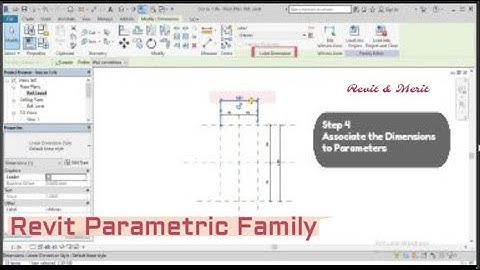 video 23 part 1 - Revit parametric family-Reference Planes-Family Template