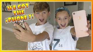KAYLA AND TYLER GOT THE iPHONE 7! | WHAT ACCESSORIES DID THEY GET? | We Are The Davises