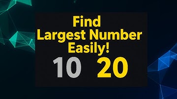 Java Program to find Largest of Two Numbers | Beginner Java Tutorial #java #coding #programming 