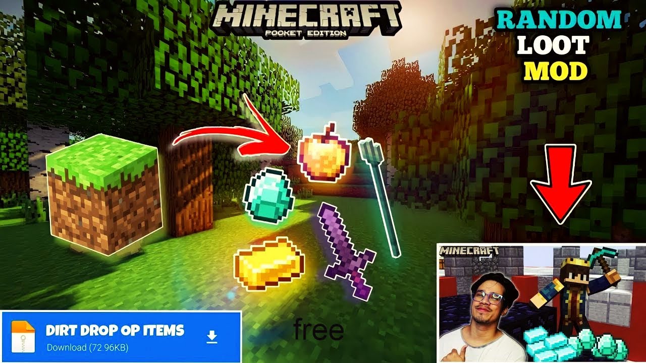 Random Drops Mod minecraft but every drop is random mod download - YouTube