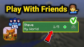 How To Play Multiplayer in Craft World - Building Craft